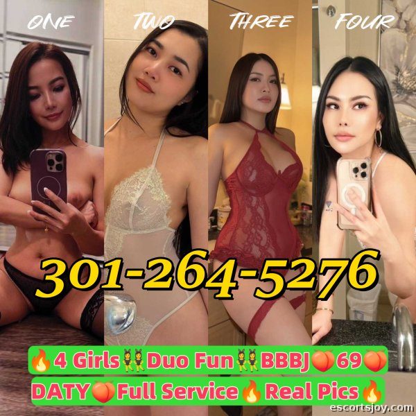 ⭐100% Fresh Girl, - We got 4-5 girls work every day. Change new girls 301-264-5276